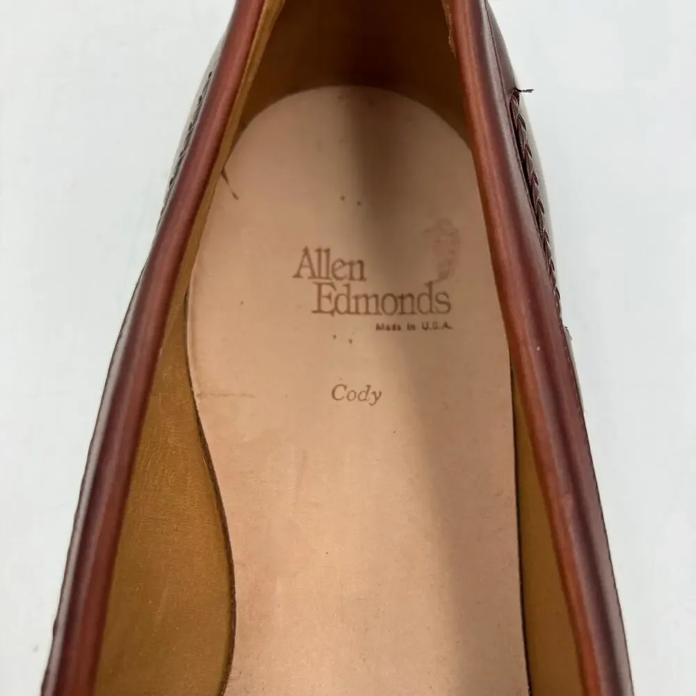 Allen Edmonds Cody Tassel Loafer Cordovan Leather Brown Wide